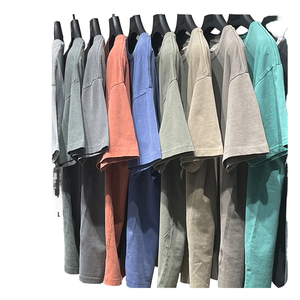 Camiseta Personalizada de Alta Calidad, 260G, Gruesa, Extragrande, con Logotipo Impreso por Transferencia de Calor, 100% Algodón, Tejido Transpirable, Estilo Urbano - Product Image 1