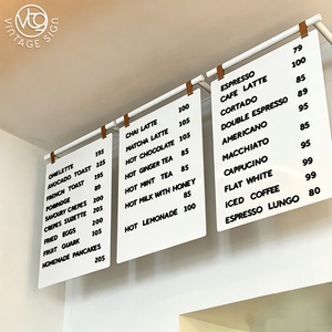 Lavagna Menu Magnetica Personalizzata in Metallo di Alta Qualità con Alfabeto Intercambiabile Bianco e Nero da Parete per Bar e Club - Product Image 4