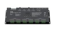 D24B 4 canaux Décodeur DMX512 & RDM à tension constante / Contrôleur adressable maître pour écran OLED RGB RGBW RDM