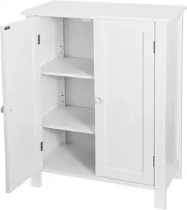 Living Room Modern Home Furniture Storage Organizer Cabinet With Adjustable Shelf and 2 Doors