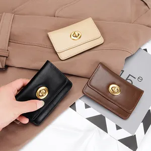 Hot Sale Leather Mini Wallet For Women Fashion Ladies Coin Purse And Card Holder Stylish Candy Holders Wallet