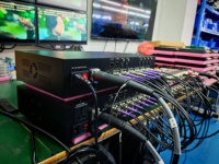 Émetteurs-récepteurs à fibre optique SMPTE 12 canaux 3G-SDI + 8 canaux audio XLR, distance de transmission 200 m, pour utilisation CCTV/diffusion, boîtier 2RU