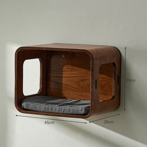 Wooden <strong>Cat</strong> Perch <strong>Wall</strong> Shelf <strong>Cat</strong> Frame <strong>Climbing</strong> Frame Set Indoor <strong>Wall</strong> Furniture <strong>Cat</strong> Shelves and Perches for <strong>Walls</strong> - Product Image 3