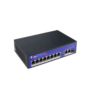 Conmutador POE de 8 puertos 100Mbps, 2 puertos de enlace ascendente SFP Gigabit para cámara <span class=keywords><strong>IP</strong></span>, AP inalámbrico, sistema VoIP - Product Image 5