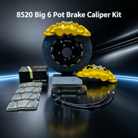 Kit de mise à niveau d'étriers de frein modifiés à 6 pistons 8520 Big Performance pour Audi A4 A5 A6 A7 A8 S4 S5 S6 S7 Q5 Q7 Q8 B7 B8 B9 C6 C7 C8