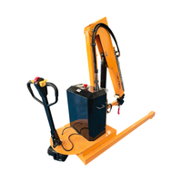 Mini-grue mobile électrique haute vitesse avec moteur, flèche mobile, acier au manganèse haute résistance, hauteur de levage 4m, garantie 1 an