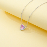 Juego de Collar y Pendientes de Zafiro Padparadscha Cultivado en Laboratorio, Plata de Ley S925, Joyería Fina para Mujer, Proveedor de Joyería Fina para Fiestas, Wangfu Jewelry