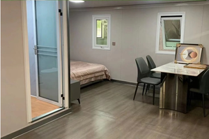 20ft 40ft mở rộng đúc sẵn container nhà prefab cabin với Gấp thiết kế cho căn hộ & carport sử dụng - Product Image 4