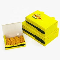 Boîtes d'emballage personnalisées de qualité alimentaire moderne à bon prix fast-food pour poulet frit poisson et frites pour poulet frit