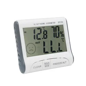 -10 to 50 Celsius Degree DC103 Electronic Hygrometer LCD Digital Thermometer Temperature Humidity Meter 20% RH ~ 99% RH