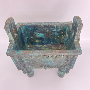 Simuwu Ding tardo Shang dinastia bronzo vaso rituale più pesante conosciuto antico bronzo cinese Pinnacle Shang civiltà - Product Image 4