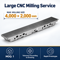 Rail de guidage métallique usiné CNC en acier inoxydable, équipement industriel non standard, usinage de précision