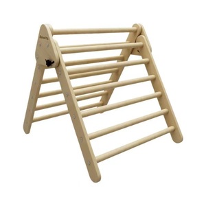 Benarita Wooden Climbing <b>Frame</b> 92x77.5x80cm Triangular Indoor <b>Play</b> Structure For Toddlers Children's Toy - Product Image 2