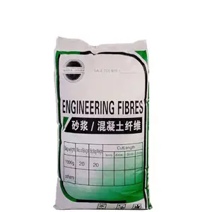 PP Fiber Polypropylene Staple Fiber for concrete Building and Construction Material