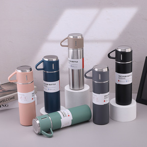 IStapromo <b>Gifts</b> Promotional Drinking Cup Business 500ml Water Bottle 304 Stainless Steel Vacuum Flask <b>Gift</b> Set With <b>Gift</b> Box - Product Image 1