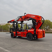 Grue arrière pour chariot élévateur CC1200ZB8+1 (25 tonnes) avec moteur pour usage en construction - Utilisé - Flèche télescopique