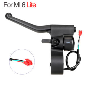Palanca de Freno Izquierda Original con Botón de Intermitente y Campana para Patinete Eléctrico MI 6 MI6 LITE, Accesorios de Ensamblaje de Manillar de Freno - Product Image 2