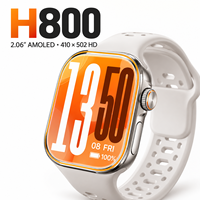 2026 H800 Versi Global Baru Jam Tangan Pintar 5G Dengan 190 °   Kamera Putar Google Store Android GPS WIFI Layar AMOLED 2,06 inci Smartwatch