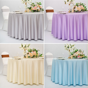 Hotel and Restaurant Modern Single-Sided Satin <strong>Tablecloth</strong> Woven Table <strong>Runner</strong> and Table Skirt - Product Image 4