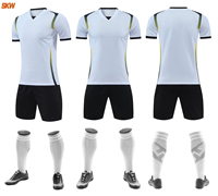 Uniforme de football de haute qualité à prix abordable, vêtements d'entraînement pour équipes sportives, maillot de football respirant, taille enfant et adulte