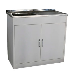 现代设计流行KD结构金属橱柜廉价组装水槽和储物柜 - Product Image 5