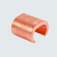 Conector de Compresión Tipo C C-288 de Cobre, Cable de Conexión a Tierra de Cobre Puro OEM, Conector de Cable con Abrazadera en C