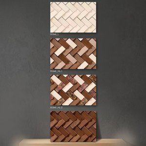 Company Supply 300x450mm Structure en pierre 30x45cm Céramique 3D 12x18 Carreaux muraux pour villa Décoration murale extérieure et intérieure - Product Image 4
