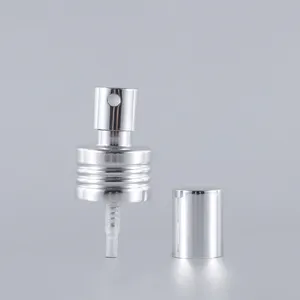 24/410 28/410 Silver Gold Non Spill Aluminum Plastic PP Cosmetic Fine Mist Spray Pump Perfume Sprayer For Bottle