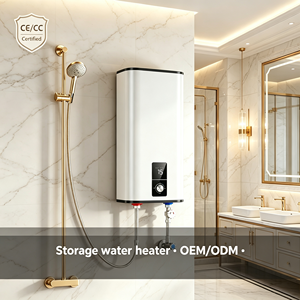 <span class=keywords><strong>Chauffe</strong></span>-<span class=keywords><strong>eau</strong></span> mural pour salle de bain certifié CE CCC, durable, <span class=keywords><strong>100L</strong></span>, 2000W, avec réservoir en émail, pour une douche confortable à domicile - Product Image 1