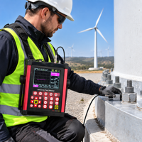 Équipement de test NDT ultrasonique portable avec calibrage automatique DAC AVG pour l'inspection des soudures industrielles