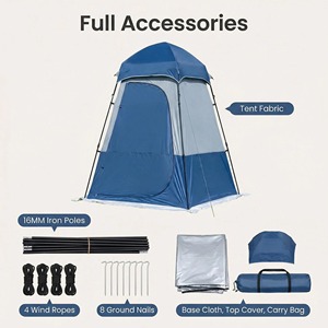 Comcoco APZ230 Tenda Doccia Istantanea Personalizzata Impermeabile per Giardino e Spiaggia, Tenda WC Portatile, Riparo Privacy per Campeggio, Tenda Doccia Pop-Up da Esterno - Product Image 5