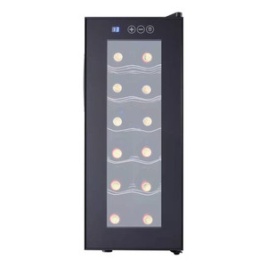 Pequeño silencioso 12 botellas, Enfriador de bodega, refrigerador con refrigeración termoeléctrica, gabinete de vino de uva - Product Image 5