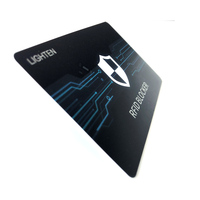 Carte PVC anti-skimming NFC 13,56 MHz RFID avec puce de blocage, étanche, pour la protection du contrôle d'accès