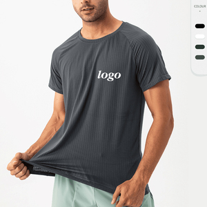 Camisetas Deportivas Unisex al por Mayor para Hombre, 100% Poliéster de Secado Rápido, con Logotipo Personalizado - Product Image 1