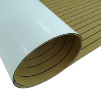 Revêtement de pont en mousse EVA synthétique moderne, antidérapant, imperméable, pour bateaux, surface rainurée rectangulaire pour bateaux à moteur et camping-cars en extérieur