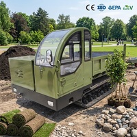 Camion benne sur chenilles de 5 tonnes avec bras d'excavatrice, benne hydraulique, pour l'exploitation minière, la construction de vergers, directement de l'usine