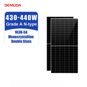 แผงโซลาร์เซลล์แบบโมโนคริสตัลไลน์ฮาล์ฟเซลล์ JA 182 มม. 440W 435W 430W ชนิด P ประสิทธิภาพสูง 21.5% รับประกัน 25 ปี - Product Image 1