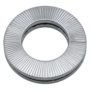 Fixations autobloquantes métriques M3-M20 en acier inoxydable zingué de marque Junjiu pour support solaire avec rondelle de blocage en coin - Product Image 2