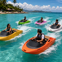 Bateau électrique à grande vitesse pour sauvetage aquatique, jet ski, 10 kW, autonomie de la batterie de 30 à 60 minutes