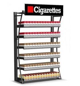 Thuốc lá hiển thị đứng với tùy chỉnh thiết kế Bán Lẻ Thuốc Lá cửa hàng hiển thị giá tủ để bán sắt tùy chỉnh khói cửa hàng kệ - Product Image 1