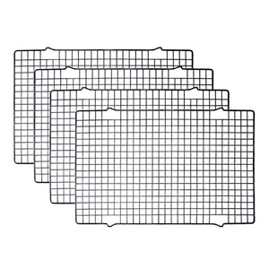 Manufacturer Household Rectangle Cake Cooling <b>Rack</b> Carbon Steel Oven Safe Heat Resistant Dishwasher Safe Eco-Friendly <b>Baking</b> - Product Image 1