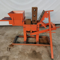 Presse manuelle à blocs de terre 2-40, machine à briques de terre compactée pour un seul opérateur, populaire en Afrique