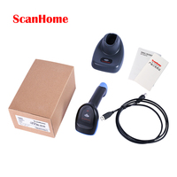 Escáner de Código de Barras Inalámbrico Scanhome, Sensor CMOS, 30F/S, Compatible con IOS y Android, Lector de Códigos QR, Interfaz USB, en Stock