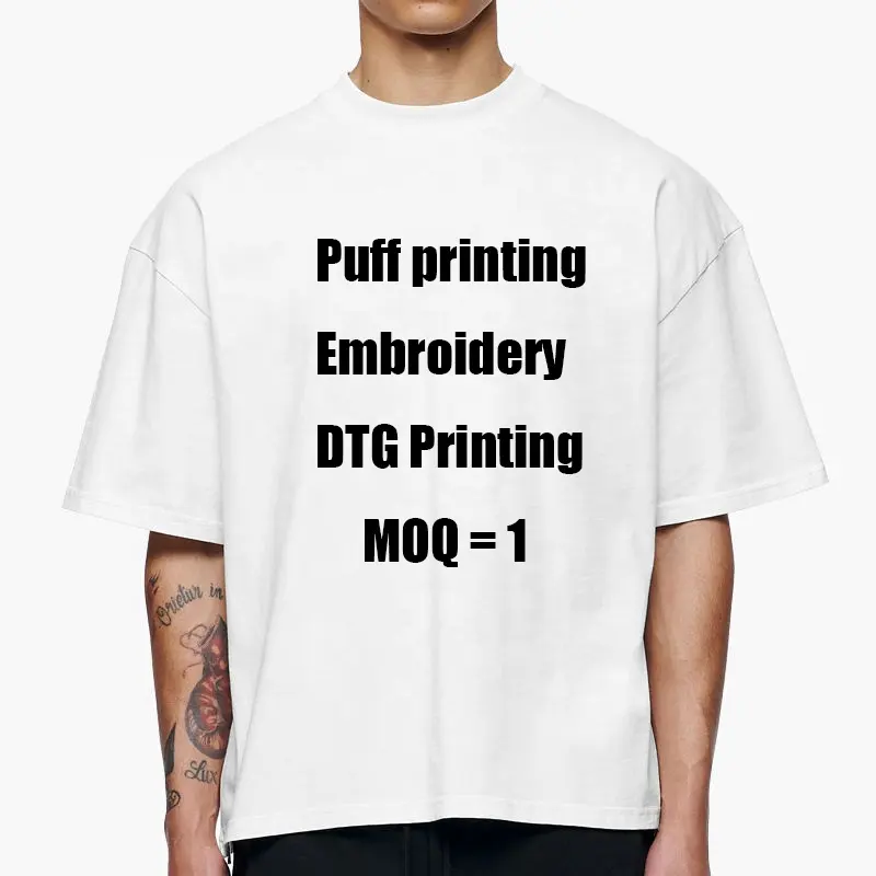 210 gsm 100 % gekämmte baumwolle hohe qualität t-shirt seidenschirm bedruckt benutzerdefinierte t-shirts stickerei label siebdruck t-shirt