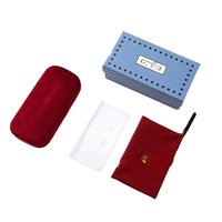 Boîte à lunettes personnalisée E88 avec logo, en PU semi-rigide, 7-7,9 pouces, vente en gros, rangement portable et tendance