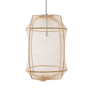 Lampes suspendues en lin rondes E27, lustre à six têtes pour salon, luminaires décoratifs pour la maison - Product Image 5