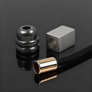 ฝาปิดปลายเชือกเหล็กปลายเชือกปลายเสื้อมีฮู้ดปลายโลหะแจ็คเก็ตอุปกรณ์เสริมสำหรับเสื้อฮู้ดปลายเชือก - Product Image 5