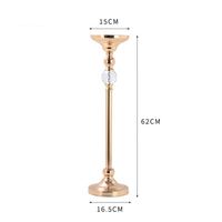 Support à fleurs moderne en fer doré NOUVELLE ARRIVÉE Vases de centre de table pour mariage Décorations pour la maison, l'hôtel, les événements et les fêtes