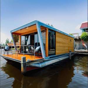 Spazi abitativi panoramici galleggianti ritiri modulari di lusso abitazioni acquatiche lungomare case galleggianti <span class=keywords><strong>Resort</strong></span> bagni cucina parco bagno - Product Image 4