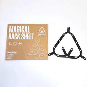 Xmlivet última forma de triángulo 6 uds Pool magic ball sheets para <span class=keywords><strong>8Ball</strong></span>/9Ball/10Ball Billiard Ball rack sheets accesorios de billar - Product Image 6